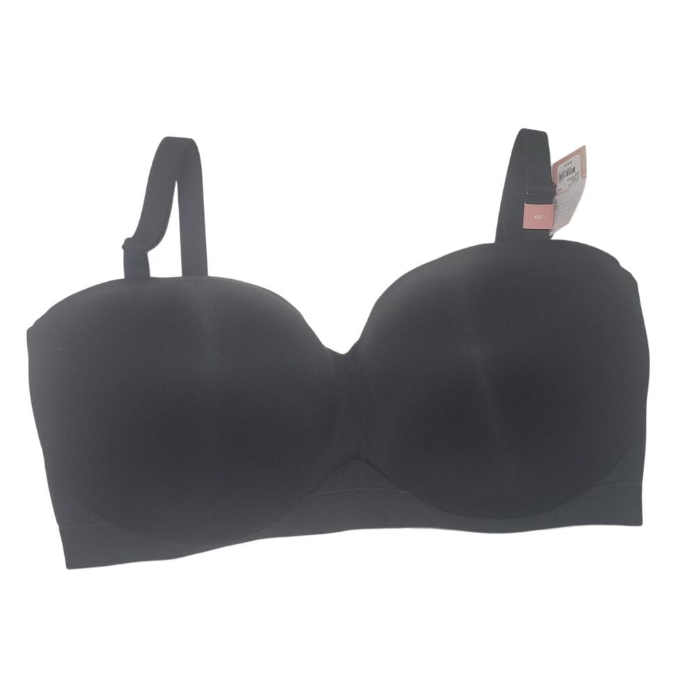 Cacique black lightly lined multi 42I nwt